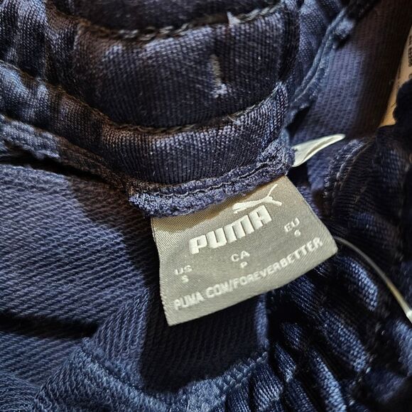 PUMA Manchester City Soccer Fleece Joggers Pants Men's S Navy Blue Halland T7 SE - Picture 7 of 14